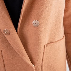 Gabardina de lana de Cachemira de doble cara para <span class=keywords><strong>mujer</strong></span>, abrigos de alta calidad, ropa de otoño - Product Image 4