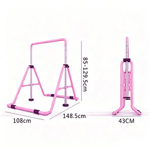 Barra Horizontal Plegable Portátil Integrada para Gimnasia, Ajustable, Resistente y Personalizable para Niños - Product Image 2