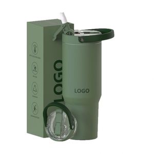 Nuevo Termo de Acero Inoxidable de 32oz con Tapa Desmontable y Asa Plegable, Aislamiento al Vacío, Libre de BPA, Antiderrames, Mantiene la Temperatura de 6 a 12 Horas, Llegada 2026 - Product Image 5