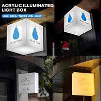 Letrero Luminoso Creativo de Doble Cara ZL con Patrón Decorativo, Marco de Acero Inoxidable Morado, Proyección LED, Resistente al Agua