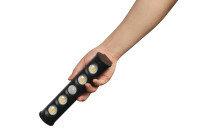 Lampe solaire LED 8-en-1 950LM, étanche IP65, détecteur de mouvement, du crépuscule à l'aube, lumière extérieure portable pour jardin, allée, camping