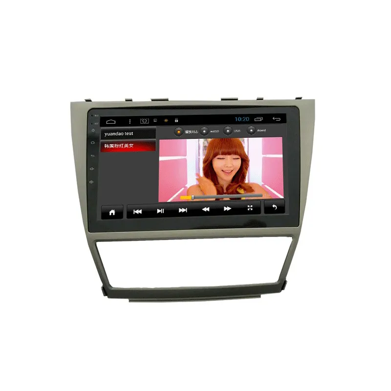 10 "2.5D Android 10 Car DVD Multimedia Player GPS Cho Toyota Camry 2007-2008 2009 2010 2011 Đài Phát Thanh Tự Động Stereo Navigation