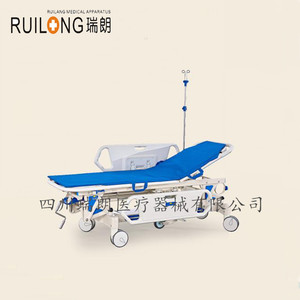 Sichuan Ruilang Medical Transport Cart RT-004-1066 ABS Material Blue And <b>White</b> Hospital <b>Trolley</b> - Product Image 4