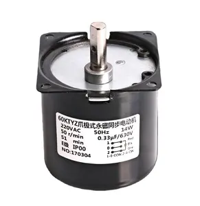 synchronous motor 60ktyz 220V1RPM for hatch machine