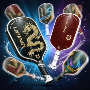 Raquette de pickleball en fibre de carbone 16 mm avec noyau alvéolé, carbone brut T700, finition grain de <span class=keywords><strong>sable</strong></span>, corps allongé et large en polypropylène, vente en gros - Product Image 2