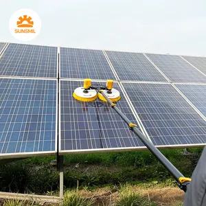 Sunnysmiler 핫 스핀 수세미 태양 전지 패널 청소 장비 공급 업체 최고의 태양 전지 패널 청소 도구 태양 전지 패널 브러시 중국