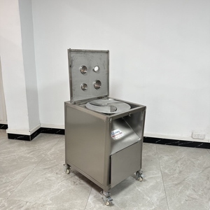 Trancheuse à <span class=keywords><strong>citron</strong></span> Machine à presser vers le bas Type Oignon Manioc Vertical Banane Chip Multi Tranchage Cutter Prix Plantain Chips Cut Machine - Product Image 4