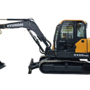 Nueva excavadora sobre orugas HX60PRO de 6 toneladas con bomba hidráulica Excavadora Hyundai que incluye piezas de repuesto - Product Image 1