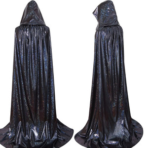 Baige nueva actualización Unisex vampiro carnaval <span class=keywords><strong>capa</strong></span> brillante carnaval rendimiento desgaste disfraz Halloween bruja <span class=keywords><strong>capa</strong></span> para Mujeres Hombres - Product Image 2
