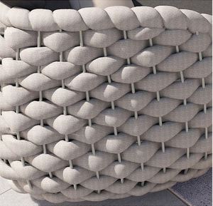 Sofá al aire libre, patio, Villa, balcón, silla de ratán, mesa de té, muebles, combinación de jardín al aire libre, protector solar impermeable, ratán - Product Image 4