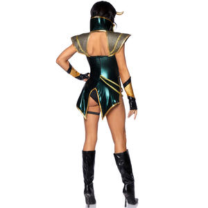 M-XL Autumn Female Warrior Spartan <strong>Captain</strong> <strong>Marvel</strong> <strong>Costume</strong> Solid Pattern Halloween Roman Transformation Gladiator COS Outfit - Product Image 6