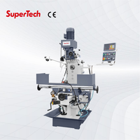 Machine à percer et à fraiser industrielle ZX6350C, outil universel vertical/horizontal pour le travail des métaux