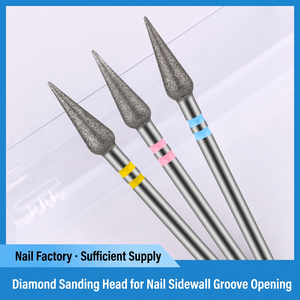 JIEDAN Broca <span class=keywords><strong>de</strong></span> esmeril para uñas, removedor <span class=keywords><strong>de</strong></span> cutículas en forma <span class=keywords><strong>de</strong></span> cono, cabezal <span class=keywords><strong>de</strong></span> lijado para eliminar piel muerta, herramienta <span class=keywords><strong>de</strong></span> manicura y pedicura - Product Image 3