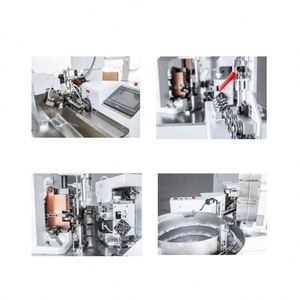 Machine automatique de sertissage de cosses de bouchons à positions multiples avec machine à dénuder les fils et à tremper l'étain - Product Image 4