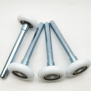 Rodillos modernos para puerta de garaje de 2 \ "con vástago de 4 \", rodamiento de nailon blanco 6200ZZ, diseño silencioso y sellado - Product Image 5