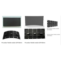 Module LED flexible incurvé P2.5, panneau d'affichage LED publicitaire extérieur pour mur vidéo personnalisable et pliable
