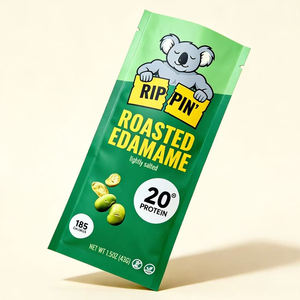 Bolsa de Plástico Mylar de 3 Lados con Autosellado, de Grado Alimenticio, para Impresión Personalizada, para Edamame Tostado, Chicle, Alimentos Enlatados y Bocadillos - Product Image 4