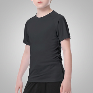 เสื้อยืดคอกลมแขนสั้นผู้ชาย ผ้าฝ้าย 100% ทรงปกติ สีพื้น ปักโลโก้ได้ สวมใส่สบายๆ สำหรับฤดูร้อน - Product Image 4