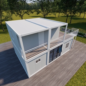 <span class=keywords><strong>Maison</strong></span> conteneur à deux étages à montage rapide avec terrasse, cabane préfabriquée pour séjour de loisirs - Product Image 6