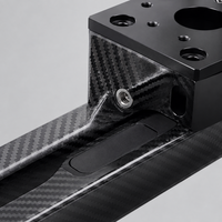 Brazo de Soporte Robótico de Fibra de Carbono 3K Hecho a Medida, Soporte Ligero para Efector Final de Robot Industrial