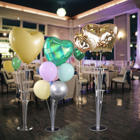 Kit de ballons ours en peluche pour bébé garçon - Bleu et marron, guirlande d'arche pour fête d'anniversaire