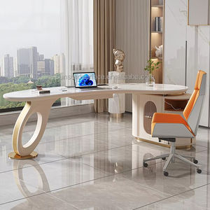 โต๊ะทำงานสำนักงานหินใหม่ เฟอร์นิเจอร์ทันสมัย หรูหรา สำหรับผู้บริหาร ซีอีโอ ผู้จัดการ <span class=keywords><strong>ประธาน</strong></span> สำหรับสถาบันความงามทางการแพทย์ - Product Image 1