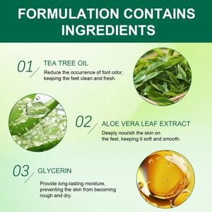 Krim Perawatan Kaki YURHERSU Pengelupas Kulit Mati Perbaikan Kaki Pemutih Krim Kaki Minyak Tea Tree - Product Image 4