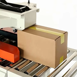 Carton Box Sealing Machine for E-Commerce <b>Small</b> <b>Boxes</b> with Stainless Steel Rollers & No Tape Skew & Smooth Operation - Product Image 4