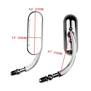 <span class=keywords><strong>Rétroviseurs</strong></span> latéraux chromés YOUNDERM M8 M10 avec <span class=keywords><strong>rétroviseurs</strong></span> classiques rétro pour modèles de motos <span class=keywords><strong>Harley</strong></span> <span class=keywords><strong>Davidson</strong></span> Honda Yamaha Suzuki - Product Image 4