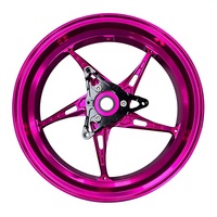 Juego de llantas forjadas para motocicleta, de repuesto, con buje CNC para carreras, para Yamaha NVX155 V3, ligeras