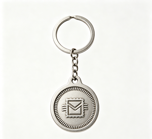 Llavero Metálico Personalizado, Anillo de Llaves Redondo de Aleación de Zinc, Logotipo Grabado, Colgante de Recuerdo para Regalo Promocional - Product Image 3