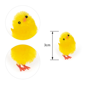 2025 nueva llegada al por mayor decoraciones de <span class=keywords><strong>Pascua</strong></span> baratas lindo pequeño <span class=keywords><strong>pollo</strong></span> de chenilla para incubar pollito de peluche para volver a la escuela - Product Image 2