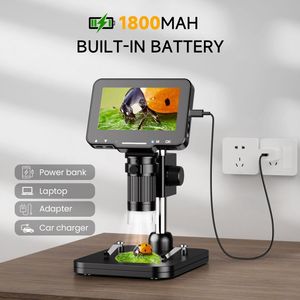 4.3" Digital Pocket 1000X Magnification Electron Inspection Camera Measuring HD Screen 1080P LP043 Microcirculation - Product Image 2
