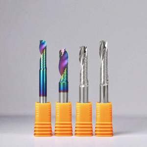 Fraise en carbure revêtu YUFU, fraise spirale à une dent, fraise de gravure à chaud 3.2-3.9mm pour routeur CNC - Product Image 2