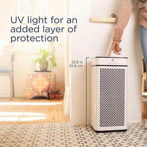 Purificateur d'air Medify Air MA-40 avec lumière UV, filtre HEPA H14 véritable, couverture de 546,5 m² pour la fumée, les odeurs, le pollen - Product Image 5