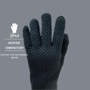 Bán buôn EN388 chứng nhận Đen Acrylic găng tay số lượng lớn Nhà máy số lượng trực tiếp - Product Image 1