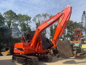 Excavatrice sur pneus amphibie d'occasion Doosan DH150W-7 avec moteur Hino Isuzu, pompe, composants d'engrenage Kawasaki, prix bas, excavatrice sur chenilles - Product Image 5