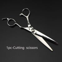 Ciseaux de coiffure professionnels de 6,0 pouces à dents en V, à pointe de cerf, sans couture, pour coupe de cheveux, de qualité supérieure, faciles à utiliser, modèle HS-029