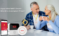 Sortie d'usine Wifi Tuya soins infirmiers personnes âgées téléavertisseur bouton d'urgence SOS appel aide maison de soins infirmiers système d'alarme intelligent