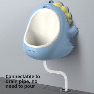<span class=keywords><strong>Urinoir</strong></span> mural pour enfants en forme <span class=keywords><strong>de</strong></span> dinosaure mignon, pour l'apprentissage <span class=keywords><strong>de</strong></span> la propreté des garçons, toilette pour tout-petits en plastique avec tuyau <span class=keywords><strong>de</strong></span> vidange externe - Product Image 1