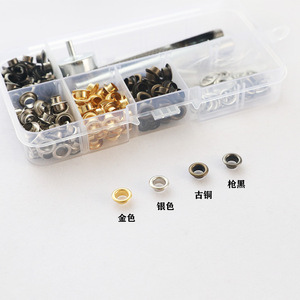 Kit d'œillets Xinghe en cuivre, bord rond, métal plaqué, durable, accessoire pour vêtements, ruban adhésif - Product Image 2