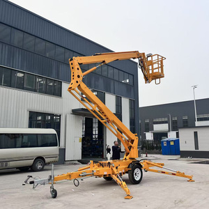 T-159 RST 24m Towable Cherry Picker Tow di belakang Trailer Cherry Picker Boom Spider Lift Platform kerja untuk dijual - Product Image 3