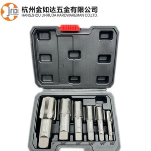 Jeu de 6 tarauds NPT pour réparation de filetages de tuyaux en acier, de 1/8 po à 3/4 po - Product Image 2