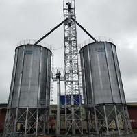 Réservoir en soie ondulé 500t, pour le stockage des grains et des granulés
