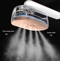 Fer à repasser vapeur portable, petit fer électrique à main avec semelles en aluminium, gadget pratique pour la maison et le dortoir