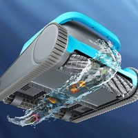 Controlador remoto Limpiador rápido Robot Piscina Máquina de limpieza automática