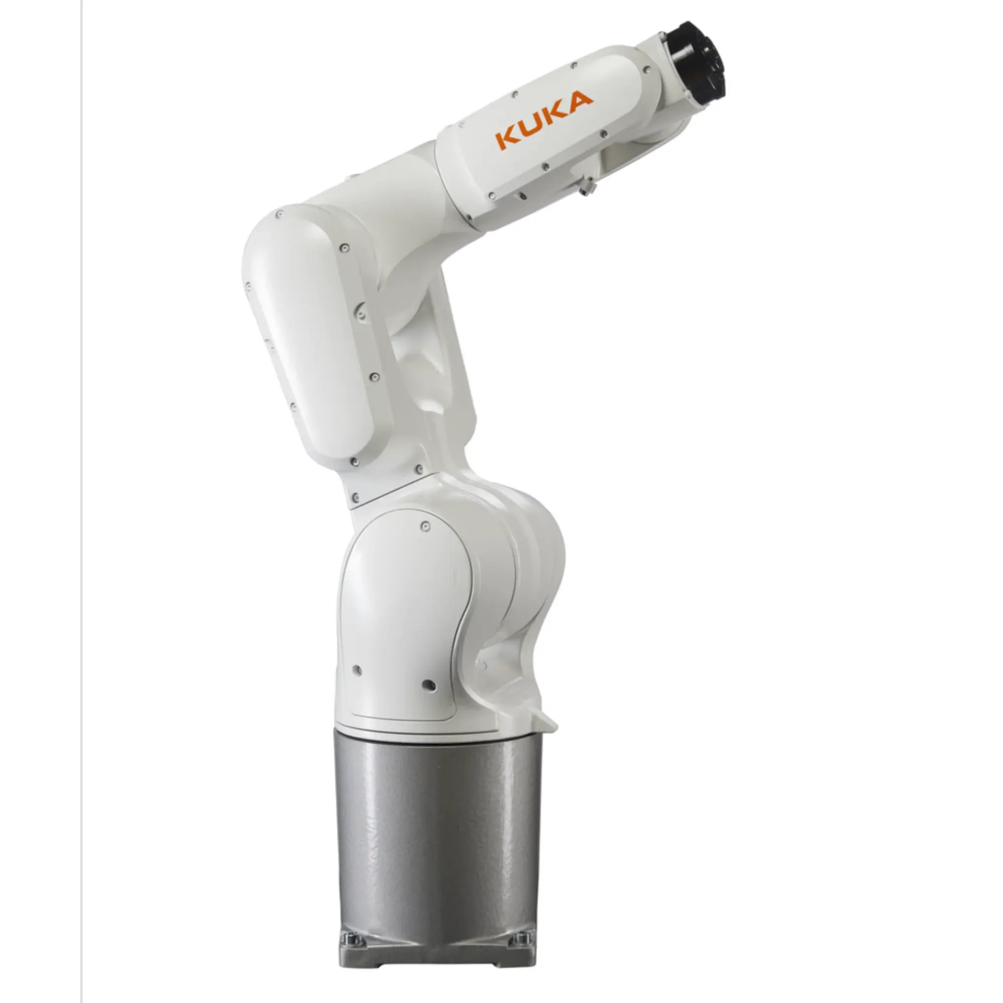 Robot Industri KUKA KR6 R900 6 poros, tampilan jalur produksi RobotiQ dengan Gripper untuk Robot kuka palletisasi