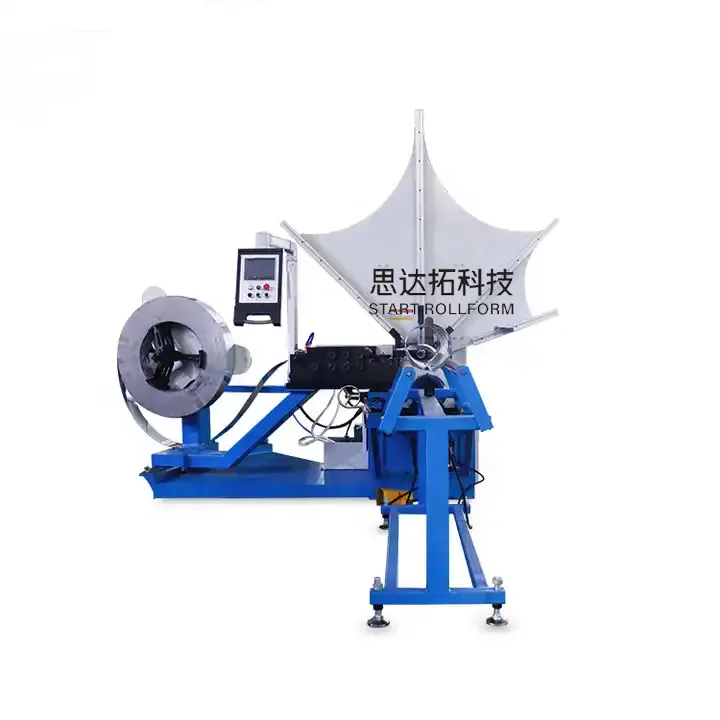Sıcak satış yapma makineleri Hvac kanal üretim makineleri Spiro yuvarlak kanal imalat makinesi