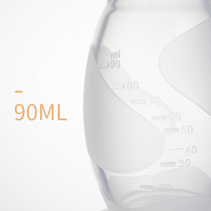 Collecteur de lait en Silicone <span class=keywords><strong>pour</strong></span> bébés, silencieux sans douleur, Portable, blanc, 1 pièce, nouveau Design, sans BPA, manuel - Product Image 6