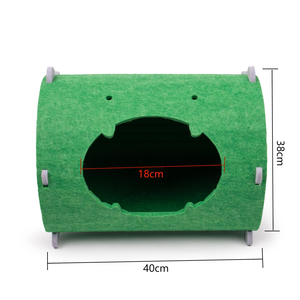 Cylinder Felt Cat <b>House</b> Eco-Friendly Customizable Size Color Foldable Stackable Removable Washable PP Pet Tunnel for Cats & <b>Dogs</b> - Product Image 6